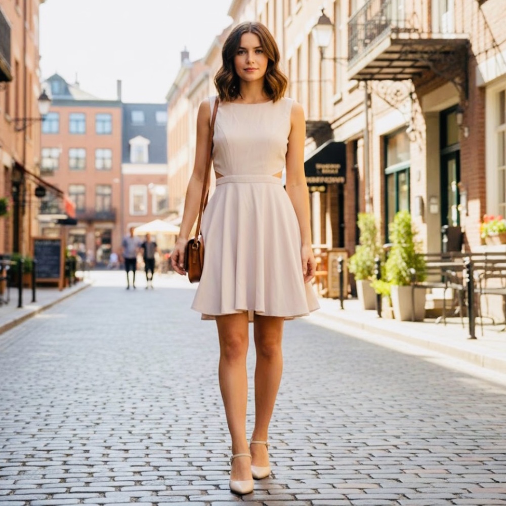 Beige dress